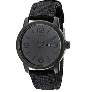 Citizen Men's Eco-Drive Black Ion-Plated Watch